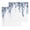 White Blue, variant on Navy Blue Eucalyptus Leaves Kitchen Dish Towels for Drying Dishes Set of 2, Summer Leaf Watercolor Waffle Weave Microfiber Hand Tea Bathroom Towels Quick Dry & Absorbent Towel 12x12