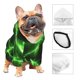 thumbnail image 3 of Balery Green Lightning Sudadera con Capucha para Perros Pequeños – Ropa para Mascotas, Disfraz para Perros y Gatos, Ideal para Fiestas y Cosplay-Large, 3 of 7