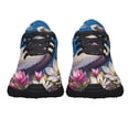 thumbnail image 5 of Louisiana Stte Brown Pelican Bird and Magnolia Flower Shoes Sneakers Black Size 5, 5 of 7