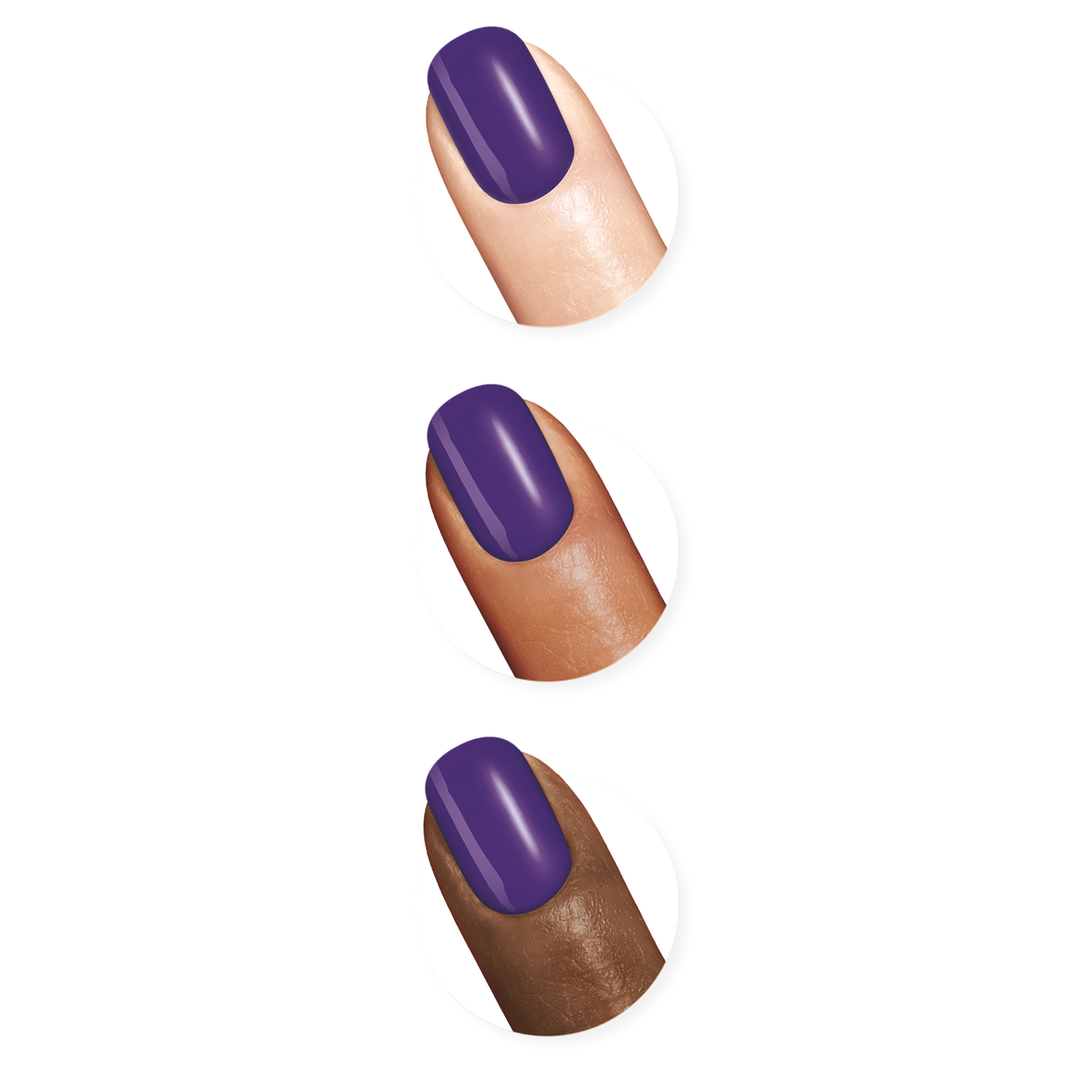 Sally Hansen Xtreme Wear Nail Polish, Purple Craze, 0.4 oz, Chip Resistant, Bold Color - image 4 of 14
