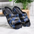thumbnail image 4 of BETOOSEN Pillow Slippers for Men Shower Slippers Bathroom Sandals Ultra Soft Cushioned Thick Sole Indoor & Outdoor Slide Slippers, 4 of 10