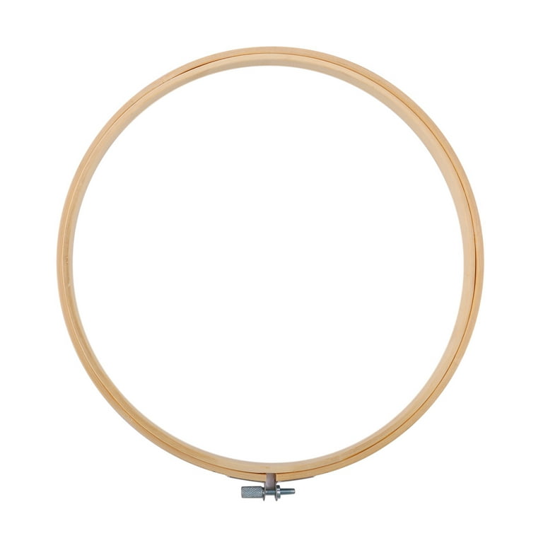 10 Rubber Round Embroidery Hoop Frame Cross Stitch Hoops Ring, 3 Pack