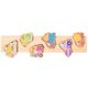 thumbnail image 1 of Rompecabezas 3D de dibujos animados para niños, juguete educativo de aprendizaje, rompecabezas a juego de cognición de tráfico, fruta, Animal de madera, 1 of 4