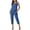 Suit-404Blue, variant on Gamivast Two Piece Outfits for Women Square Neck Tank Top & Cropped Capri Pants Lounge Sets Solid Sleeveless Casual Summer Daily Travel Running Comfy Sweatsuits