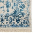 thumbnail image 4 of Rugsotic Carpets Machine Woven Crossweave Area Rugs - 8'X10', Rectangle,Ivory Blue,Classic Oriental Traditional , Low Pile Machine Made Area Rugs For Living Room, Bed Room (M00081), 4 of 6