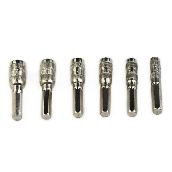 6 In 1 6 Points Hex Shank Socket 2.5/3/3.5/4/4.5/5Mm H4 Nut Driver Hand Tool