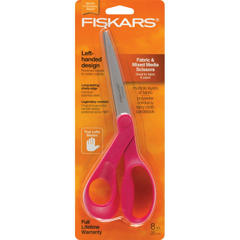 Fiskars 8 Left Handed Bent Scissors
