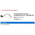 thumbnail image 2 of Regulator Connector - Compatible with 1999 - 2000 BMW 323i, 2 of 2