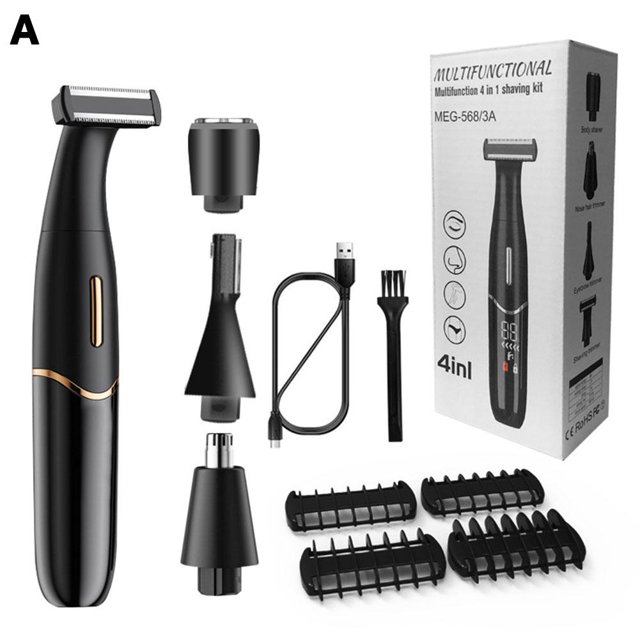 Tondeuse Multi-Usage 3-en-1 pour Hommes avec Chargement USB