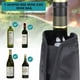 thumbnail image 3 of Bolsa aislada para botellas, Enfriador de botellas de vino de 15,5x22,5 cm, Enfriador de botellas de tela impermeable con gel refrigerante, Enfriador de vinos utilizado para vino, champán,, 3 of 5