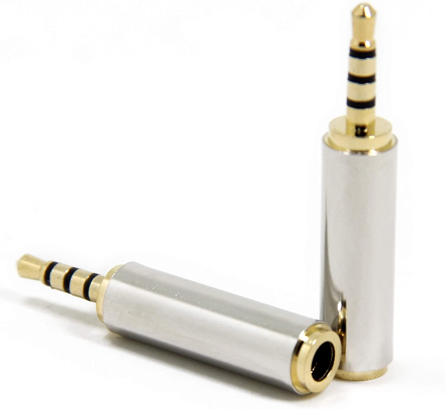 2Pack 3.5mm 1/8 Inch Jack to 2.5mm TRRS Male Plug Adapter Converter for Connecting Sennheiser