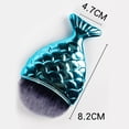 thumbnail image 2 of 2pcs Soft Nail Art Dust Powder Remover, Mermaid Shape Nail Art Dust Cleaner Brush Makeup Powder Blush Brush Multifunction Brush for Acrylic and Makeup, 2 of 5