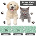 thumbnail image 2 of Dog Food Mat, Absorbent Water Bowl Mats Cat Pet Feeding Placemats Green 12 * 20 inch, 2 of 6