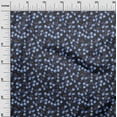 thumbnail image 3 of oneOone Cotton Flex Blue Fabric Floral Craft Projects Decor Fabric Printed By The Yard 40 Inch Wide, 3 of 5