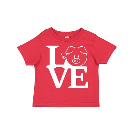 

Inktastic I Love Pigs 2 Gift Toddler Boy or Toddler Girl T-Shirt