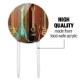 thumbnail image 6 of Acrylic Guitars Electric Acoustic Rock and Roll Wood Paneling Cake Topper Party Decoration for Wedding Anniversary Birthday Graduation, 6 of 7