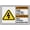 Warning Sign 1, variant on Bilingual Warning High Voltage Keep Out Sign 8"x12", Aluminum Tin Warning Signs for Home Outdoor Garden, High Visibility Bilingual Security Sign