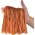 thumbnail image 1 of Qucyy Large Rubber Bands 180 Pieces Heavy Duty Large Rubber Bands Strong Elastic Bands for Office Supply, File Folders, Garbage Cans, 8 Inches (Yellow) Yellow, 1 of 5