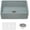 Horizon Gray, variant on Ruvati 33 x 20 inch Fireclay Reversible Apron-Front Kitchen Sink Single Bowl