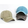 thumbnail image 5 of CoCopeaunt Retro Solid Baseball Cap for Women Men Trendy Denim Feel Soft Adjustable Skullcap Hats All Season Casual, 5 of 5