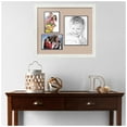 thumbnail image 2 of ArtToFrames Collage Photo Picture Frame with 1 - 8x10 and 2 - 5x7" Openings, Framed in White with Grey Beige and Black Mats (CDM-3966-1127), 2 of 8