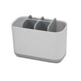 thumbnail image 1 of Joseph Joseph 70510 EasyStore Toothbrush Holder Bathroom Storage Organizer Caddy, Large, Gray, 1 of 5