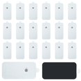 thumbnail image 1 of Lanieney - Paquete de 20 almohadillas de electrodos TENS grandes, autoadhesivas, sin látex, no irritantes, con conector a presión estándar de 3,5 mm, compatibles con Belifu y Brilnurse TENS., 1 of 5