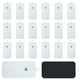 thumbnail image 1 of Lanieney - Paquete de 20 almohadillas de electrodos TENS grandes, autoadhesivas, sin látex, no irritantes, con conector a presión estándar de 3,5 mm, compatibles con Belifu y Brilnurse TENS., 1 of 5