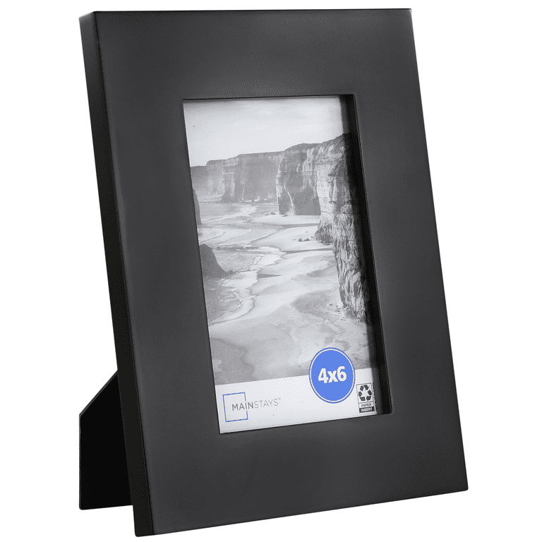 Mainstays 8x10 inch Matted to 5x7 inch Flat Wide Grey 1.5 Gallery Wall  Picture Frame