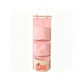 thumbnail image 2 of Hanging Pocket Organizer, Wall Mount Storage Bag, Foldable Door Caddy, Durable Tear Proof Fabric and Sturdy Hanging Rope for Dorm Rooms, Bathroom Walls, and Bedroom Closets., 2 of 7