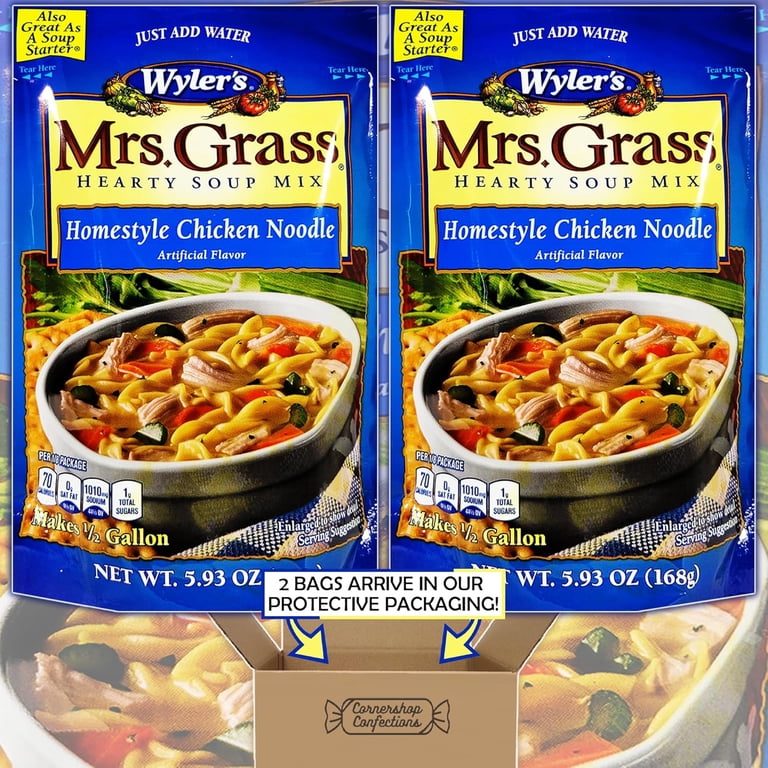 Mrs. Grass Hearty Soup Mix Bundle Pack - 2 Packs of Homestyle
