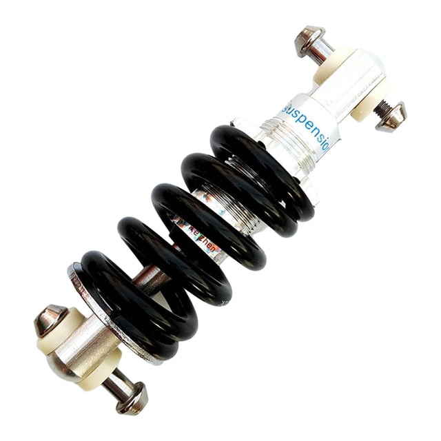 S SERENABLE Bike Rear Shock Absorber Bike Rear Spring for Sports Folding Bike Black 125mm
