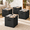 Black-13''- 4 Pack, variant on 11-inch Black Storcubes Leather Cube Organizer B4-pack