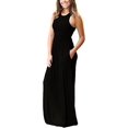 thumbnail image 2 of Robe Longue Décontractée Sans Manches d'Été pour Femmes, 2 of 5