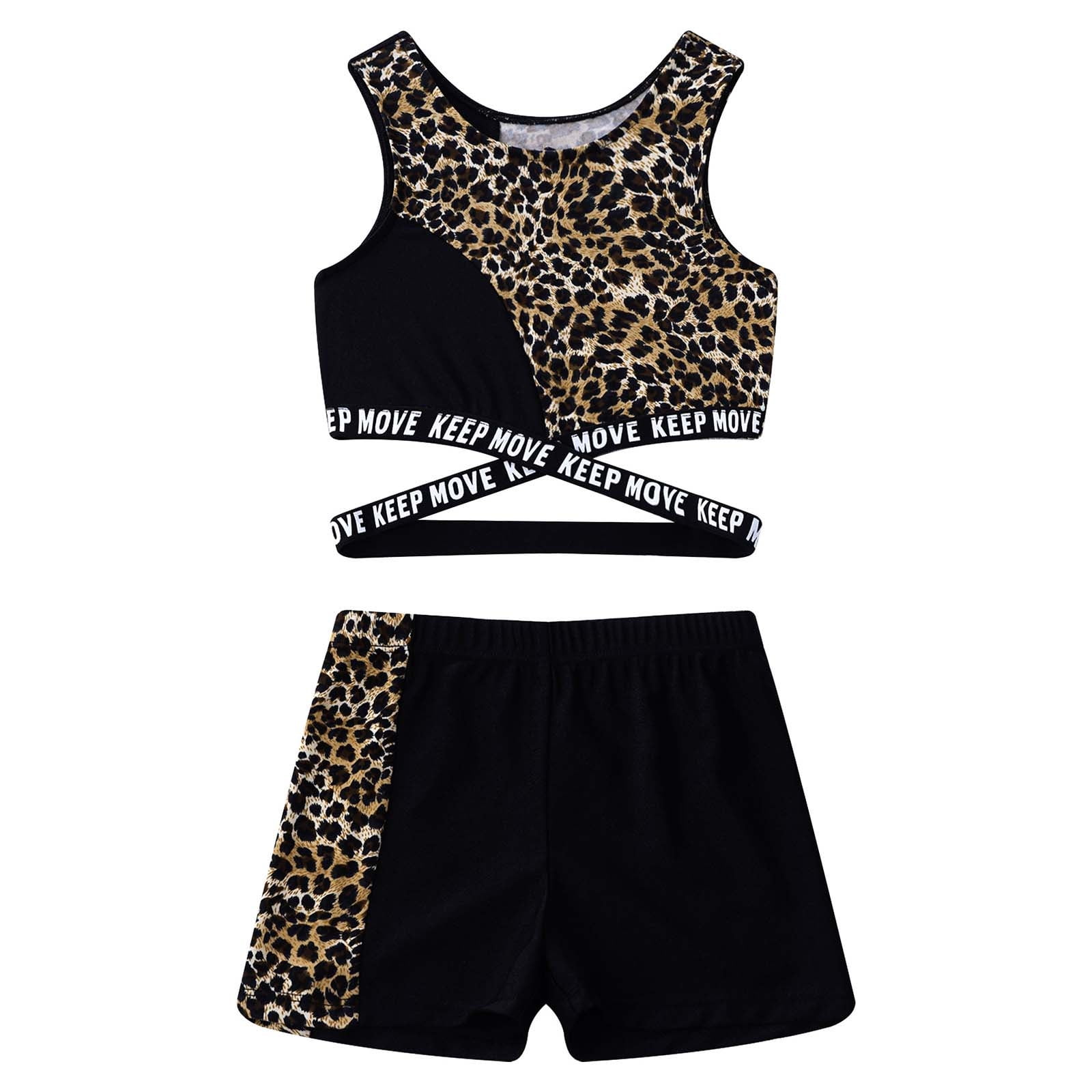 msemis-kids-big-girl-s-2-pieces-athletic-activewear-walmart