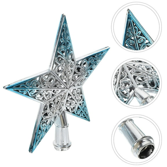 GOOHOCHY Small Christmas Tree Top Star Special Christmas Decoration 20.00X20.00X3.00CM