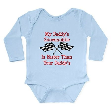 

CafePress - Daddys Snowmobile Is Fast Body Suit - Long Sleeve Infant Bodysuit