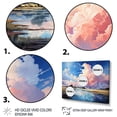 thumbnail image 3 of Designart "Infinite Azure Endless Sky II" Landscapes Floater Framed Wall Art Living Room, 3 of 7