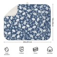 thumbnail image 2 of Microfibre Drying Mat for Kitchen Pioneer Dish Drying Drainer Mat Absorbent Colorful Floral Drying Mat Washing Up for Glass, Plate & Cup 18inch X 24inch, 2 of 5