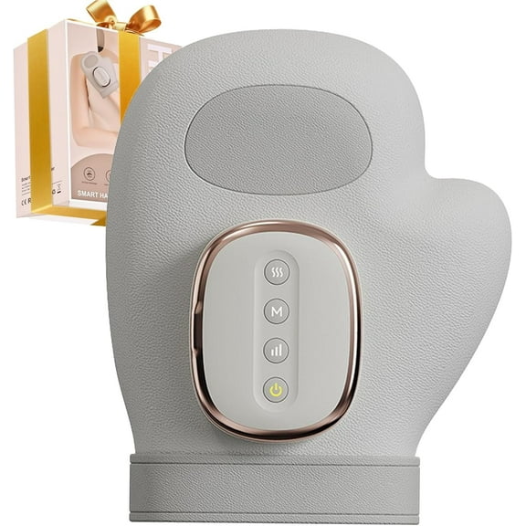 SIBEBED 3-in-1 Hand Massager with Heat & Compression, Smart Shiatsu Hand Massager for Arthritis & Carpal Tunnel, 13 Airbags, 3 Modes 5 Gears, Cordless Rechargeable