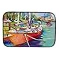 thumbnail image 3 of Carolines Treasures JMK1028DDM Red Sailboat Dish Drying Mat, 3 of 4