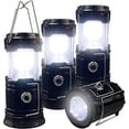 thumbnail image 1 of Foldable Portable LED Camping Light XTAUTO Lightweight Waterproof Solar USB Rechargeable LED Flashlight Survival Kit for Indoor Outdoor Home Emergency, 1 of 5