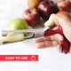 thumbnail image 2 of Herramienta para quitar el corazón de manzana de alta calidad: fácil de usar y limpiar, núcleo de manzana resistente con punta dentada, núcleo de acero inoxidable para manzanas y peras, una sola fruta, 2 of 5