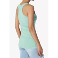 thumbnail image 6 of Women's Premium Cotton Vest Basic Soft Stretch Racerback Tank Top Solid Color, 6 of 8