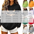 thumbnail image 5 of Halloween Hoodies for Women Graphic Printed Long Sleeved Hooded Pullover Shirts Fall Funny Long Sleeve Loose Sweatshirt with Pockets, 5 of 5