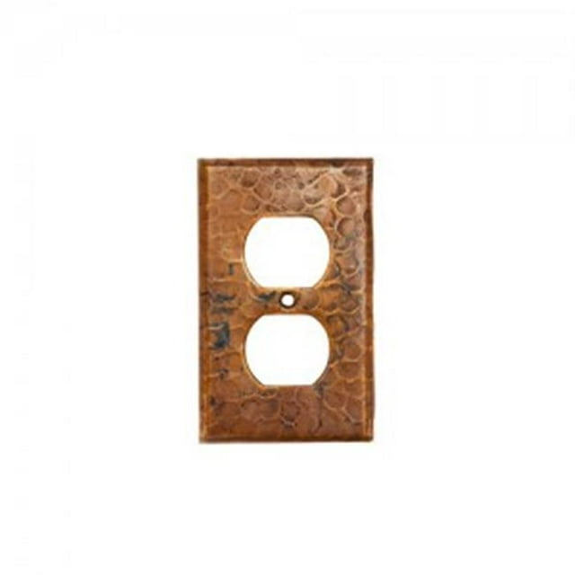 Premier Copper Products SO2-PKG4 Copper Plaque de Commutation Simple Duplex- Couvercle de Prise à 2 Trous