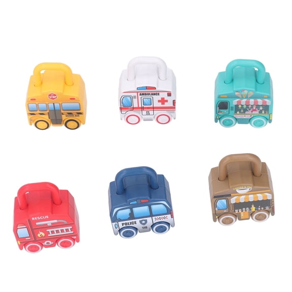 Lock Key Car Toys Early Education Interesting Cartoon Sensory Key Car Toys for Children Kids