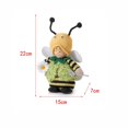 thumbnail image 3 of Muñeca Escandinava Tomte Miel Abeja Elfo Decoración Muñeca Enana Ornamento Para El Hogar Granja Cocina Noticed HA040808-02, 3 of 6