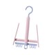 thumbnail image 2 of Perchero para secar zapatos con pinzas, soporte para zapatos, apilable, multifuncional, para secar Rosa, 2 of 9