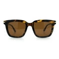 thumbnail image 5 of Gentlemanly Polarized Horn Rim Hipster Plastic Refined Fashion Sunglasses Tortoise - Brown, 5 of 8